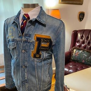 Polo Ralph Lauren Denim Varsity Jacket Men’s M